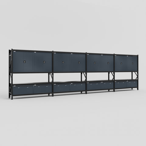 C2222 Modular Cabinet System - H2100mm x W7500mm