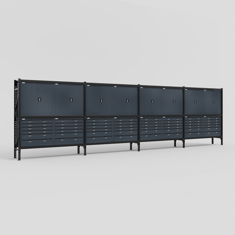 C2222 Modular Cabinet System - H2100mm x W7500mm