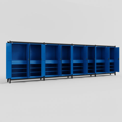 C2222 Modular Cabinet System - H2100mm x W7500mm