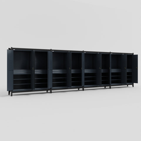 C2222 Modular Cabinet System - H2100mm x W7500mm
