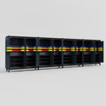 C2222 Modular Cabinet System - H2100mm x W7500mm