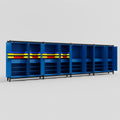 C2222 Modular Cabinet System - H2100mm x W7500mm