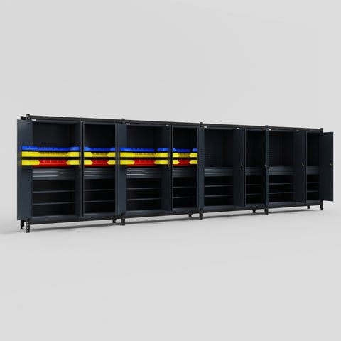 C2222 Modular Cabinet System - H2100mm x W7500mm