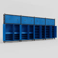 C2222 Modular Cabinet System - H3100mm x W7500mm