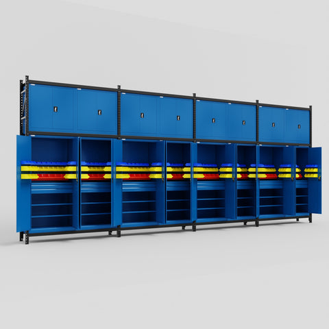 C2222 Modular Cabinet System - H3100mm x W7500mm