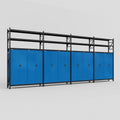 C2222 Modular Cabinet System with Shelves - H3100mm x W7500mm
