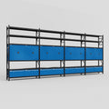 C2222 Modular Cabinet System with Shelves - H3100mm x W7500mm