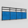 C2222 Modular Cabinet System with Shelves - H3100mm x W7500mm