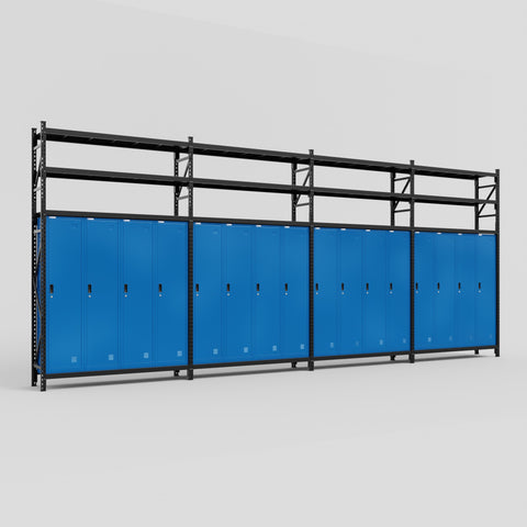 C2222 Modular Cabinet System with Shelves - H3100mm x W7500mm