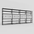 C2222 Modular Cabinet System with Shelves - H3100mm x W7500mm