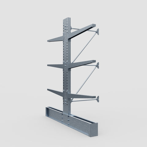 Cantilever Rack - Double Sided - Heavy Duty - Hot Dip Galvanized - Add-On Bay - Height 3048mm