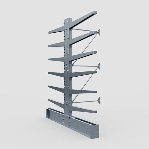 Cantilever Rack - Double Sided - Heavy Duty - Hot Dip Galvanized - Add-On Bay - Height 3048mm