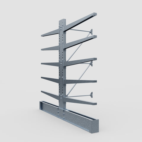 Cantilever Rack - Double Sided - Heavy Duty - Hot Dip Galvanized - Add-On Bay - Height 3048mm