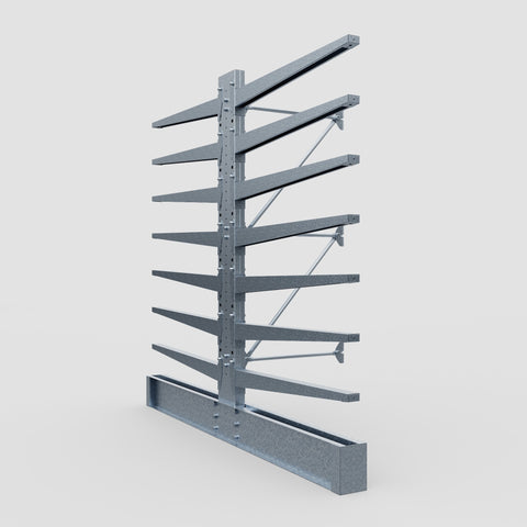 Cantilever Rack - Double Sided - Heavy Duty - Hot Dip Galvanized - Add-On Bay - Height 3048mm