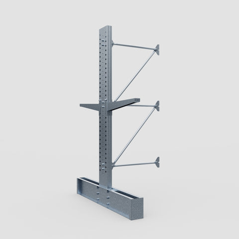 Cantilever Rack - Double Sided - Heavy Duty - Hot Dip Galvanized - Add-On Bay - Height 3048mm