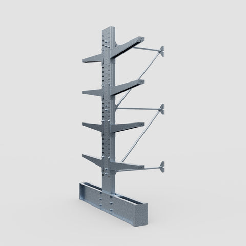 Cantilever Rack - Double Sided - Heavy Duty - Hot Dip Galvanized - Add-On Bay - Height 3048mm