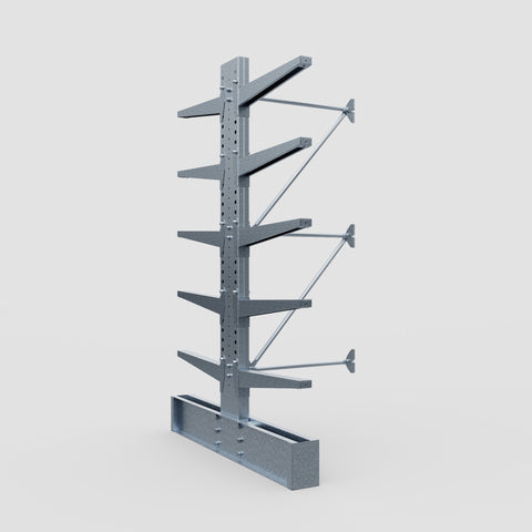 Cantilever Rack - Double Sided - Heavy Duty - Hot Dip Galvanized - Add-On Bay - Height 3048mm