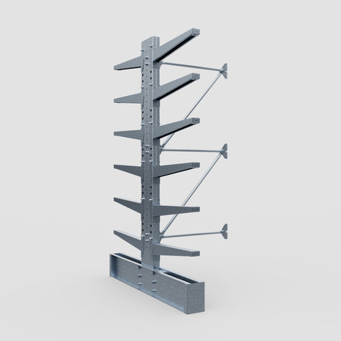 Cantilever Rack - Double Sided - Heavy Duty - Hot Dip Galvanized - Add-On Bay - Height 3048mm