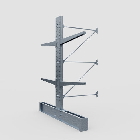 Cantilever Rack - Double Sided - Heavy Duty - Hot Dip Galvanized - Add-On Bay - Height 3048mm