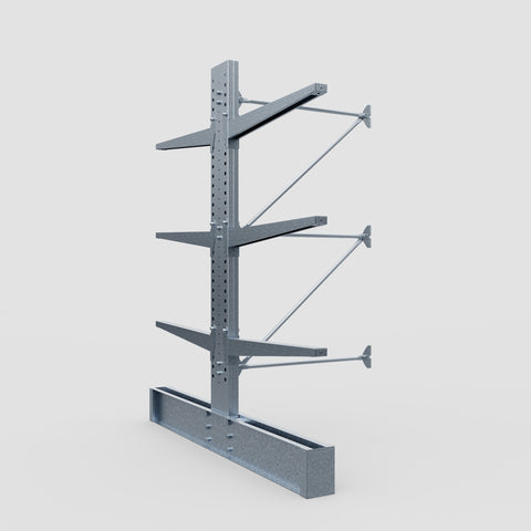 Cantilever Rack - Double Sided - Heavy Duty - Hot Dip Galvanized - Add-On Bay - Height 3048mm