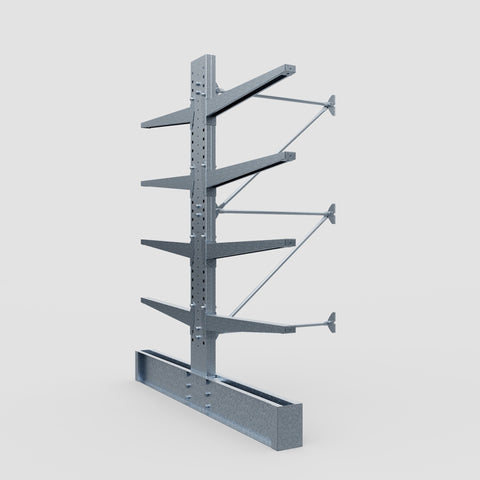 Cantilever Rack - Double Sided - Heavy Duty - Hot Dip Galvanized - Add-On Bay - Height 3048mm