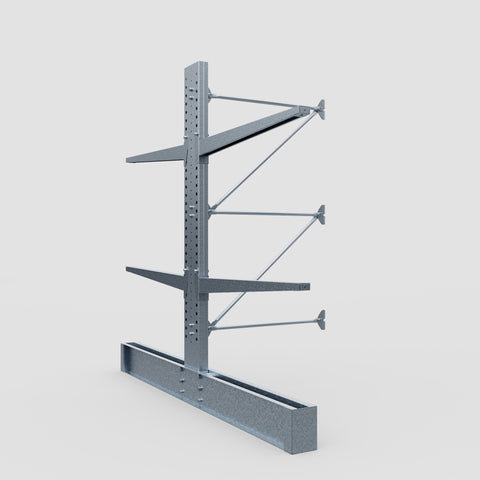 Cantilever Rack - Double Sided - Heavy Duty - Hot Dip Galvanized - Add-On Bay - Height 3048mm