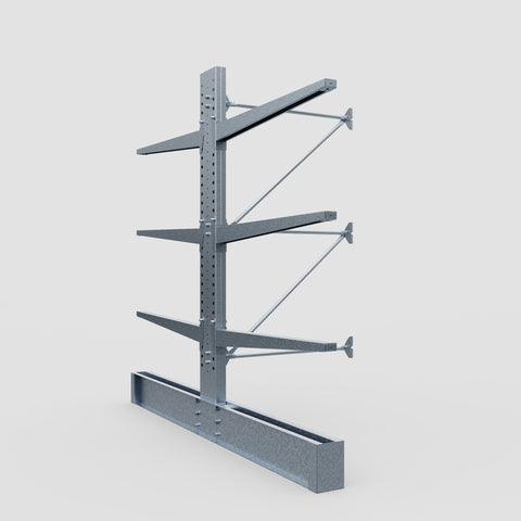 Cantilever Rack - Double Sided - Heavy Duty - Hot Dip Galvanized - Add-On Bay - Height 3048mm