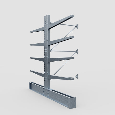 Cantilever Rack - Double Sided - Heavy Duty - Hot Dip Galvanized - Add-On Bay - Height 3048mm