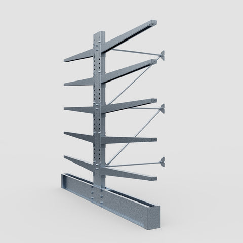 Cantilever Rack - Double Sided - Heavy Duty - Hot Dip Galvanized - Add-On Bay - Height 3048mm