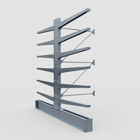 Cantilever Rack - Double Sided - Heavy Duty - Hot Dip Galvanized - Add-On Bay - Height 3048mm