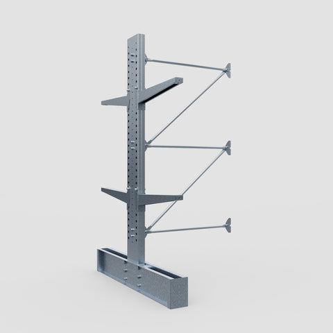 Cantilever Rack - Double Sided - Heavy Duty - Hot Dip Galvanized - Add-On Bay - Height 3048mm