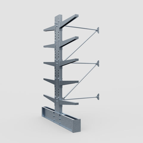 Cantilever Rack - Double Sided - Heavy Duty - Hot Dip Galvanized - Add-On Bay - Height 3048mm