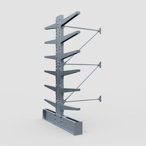 Cantilever Rack - Double Sided - Heavy Duty - Hot Dip Galvanized - Add-On Bay - Height 3048mm