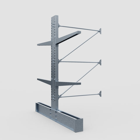 Cantilever Rack - Double Sided - Heavy Duty - Hot Dip Galvanized - Add-On Bay - Height 3048mm