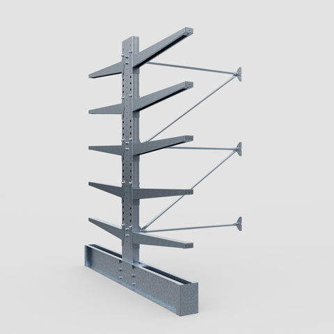 Cantilever Rack - Double Sided - Heavy Duty - Hot Dip Galvanized - Add-On Bay - Height 3048mm