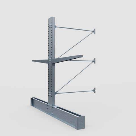 Cantilever Rack - Double Sided - Heavy Duty - Hot Dip Galvanized - Add-On Bay - Height 3048mm