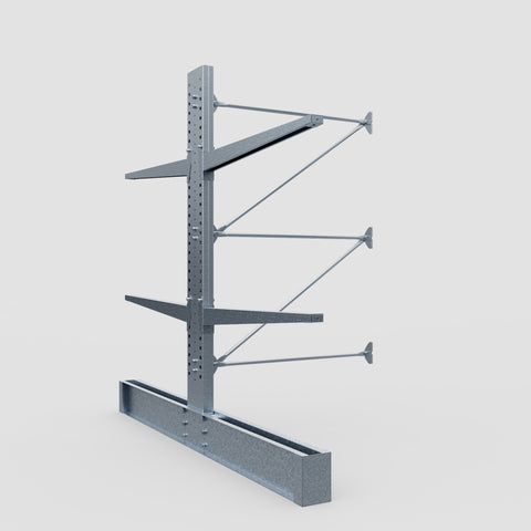 Cantilever Rack - Double Sided - Heavy Duty - Hot Dip Galvanized - Add-On Bay - Height 3048mm