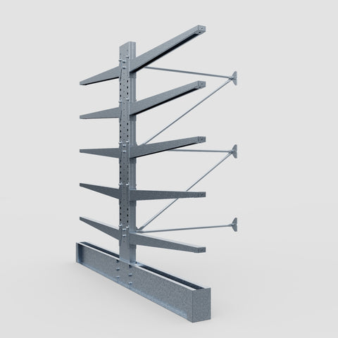 Cantilever Rack - Double Sided - Heavy Duty - Hot Dip Galvanized - Add-On Bay - Height 3048mm