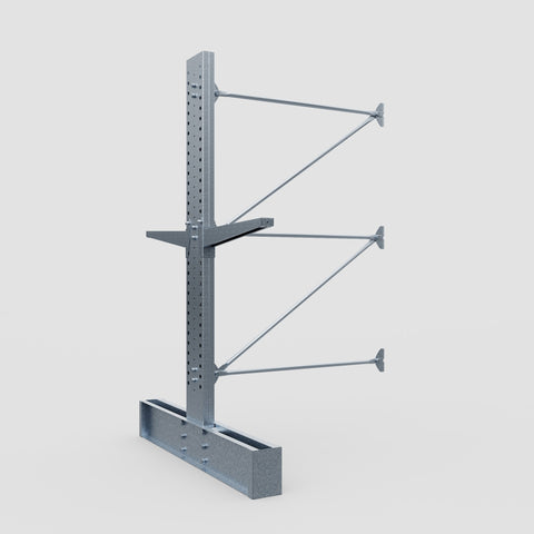 Cantilever Rack - Double Sided - Heavy Duty - Hot Dip Galvanized - Add-On Bay - Height 3048mm