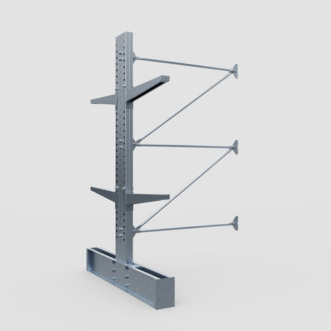 Cantilever Rack - Double Sided - Heavy Duty - Hot Dip Galvanized - Add-On Bay - Height 3048mm