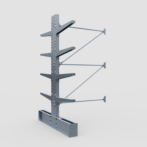 Cantilever Rack - Double Sided - Heavy Duty - Hot Dip Galvanized - Add-On Bay - Height 3048mm