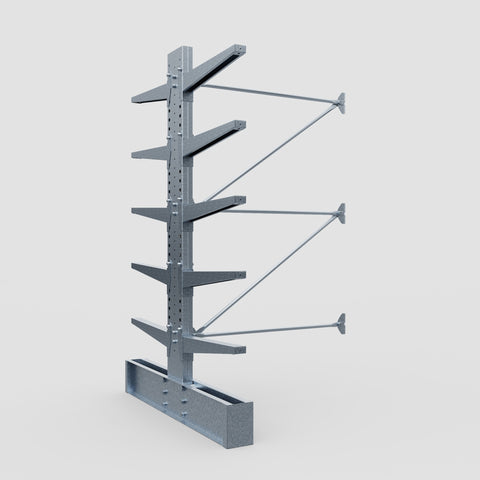 Cantilever Rack - Double Sided - Heavy Duty - Hot Dip Galvanized - Add-On Bay - Height 3048mm