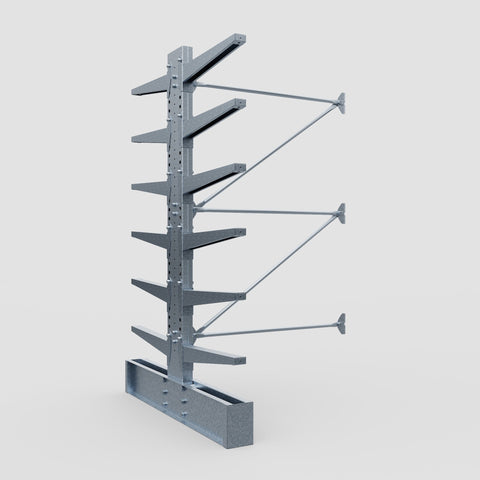 Cantilever Rack - Double Sided - Ultra Heavy Duty - Hot Dip Galvanized - Add-On Bay - Height 4267mm