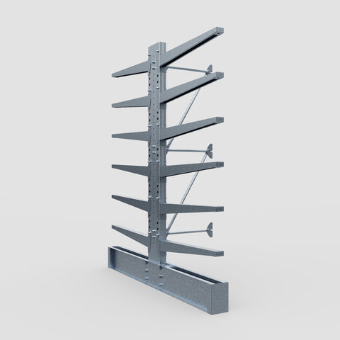 Cantilever Rack - Double Sided - Heavy Duty - Hot Dip Galvanized - Add-On Bay - Height 3048mm