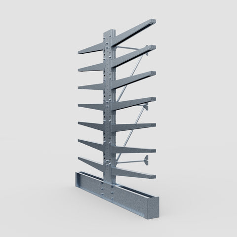 Cantilever Rack - Double Sided - Heavy Duty - Hot Dip Galvanized - Add-On Bay - Height 3048mm