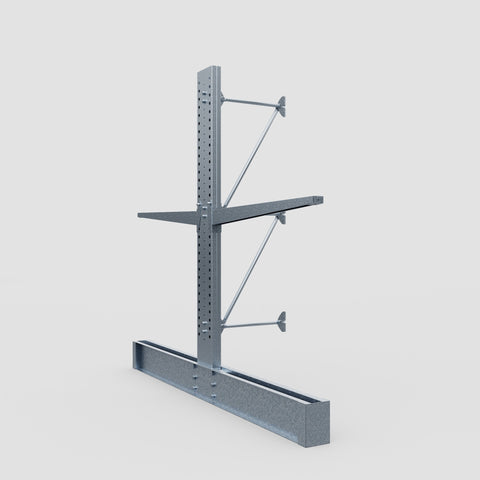 Cantilever Rack - Double Sided - Heavy Duty - Hot Dip Galvanized - Add-On Bay - Height 3048mm