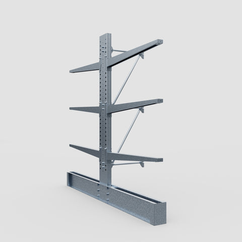 Cantilever Rack - Double Sided - Heavy Duty - Hot Dip Galvanized - Add-On Bay - Height 3048mm