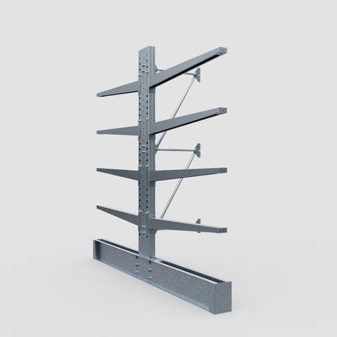 Cantilever Rack - Double Sided - Heavy Duty - Hot Dip Galvanized - Add-On Bay - Height 3048mm