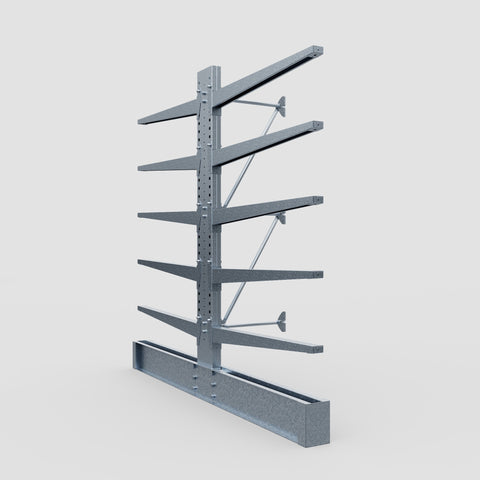 Cantilever Rack - Double Sided - Heavy Duty - Hot Dip Galvanized - Add-On Bay - Height 3048mm