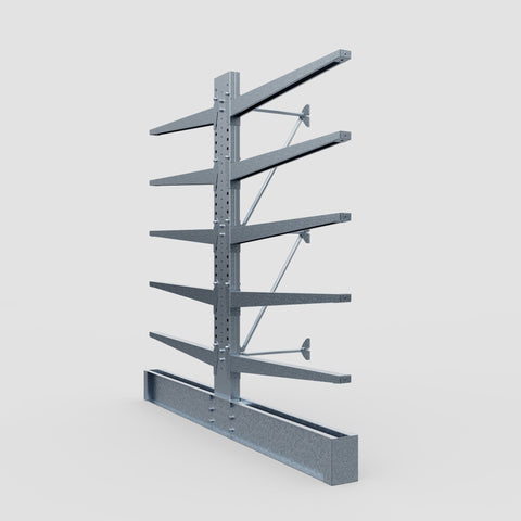 Cantilever Rack - Double Sided - Super Heavy Duty - Hot Dip Galvanized - Add-On Bay - Height 4267mm